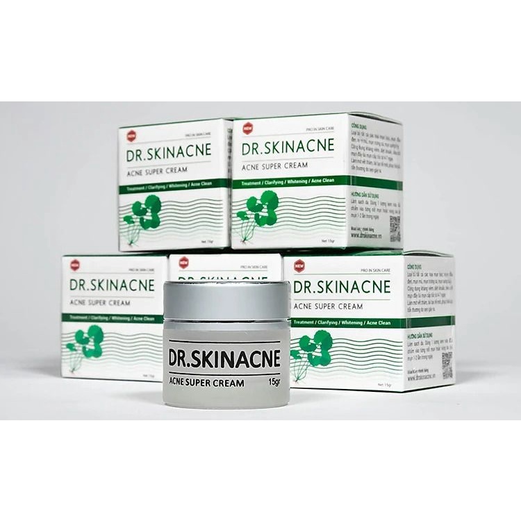 Kem giảm mụn, ngừa thâm, liền sẹo DR.SKINACNE 15gram
