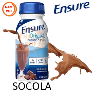 [DATE MỚI] Sữa Nước ENSURE ORIGINAL SOCOLA 237ML - HÀNG MỸ
