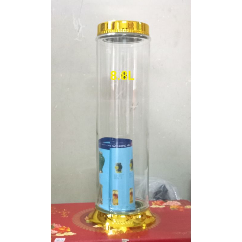 Bình Trụ 8,8Lit Phú Hòa cao 55cm ,đường kính 15cm.