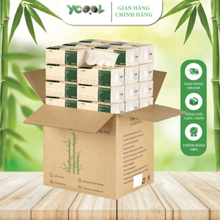 Thùng 30 gói giấy ĂN ( LOẠI 1 ) sakara gấu trúc - ycool khăn giấy tre 300 tờ 4 lớp, siêu mềm, siêu dai, hàng nhập khẩu