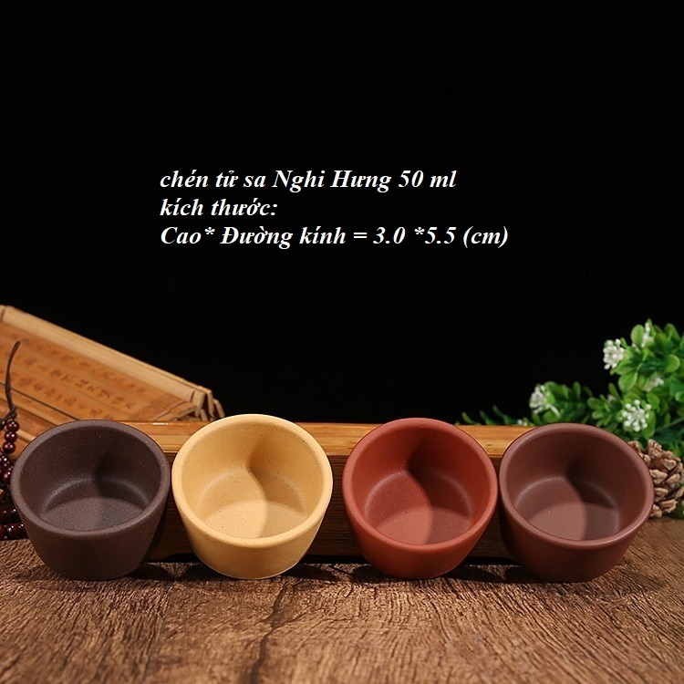 Chén Tử Sa Nghi Hưng 50 ml