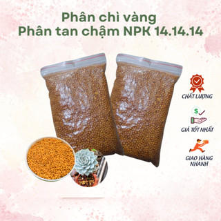 Phân chì vàng tan chậm NPK 14.14.14 gói 500gr (Vườn Sài Gòn)