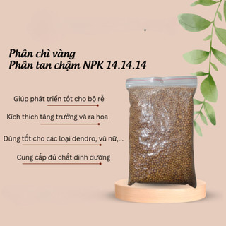 Phân chì vàng tan chậm NPK 14.14.14 gói 500gr (Vườn Sài Gòn)