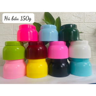 Hủ đựng kem 150g (bầu) đủ màu