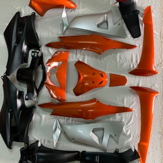  Bộ dàn áo xe Wave RS Anpha  S100 đời 2006 đến 2016   TẶNG TEM XE  nhựa ABS cao cấp MÀU CAM 