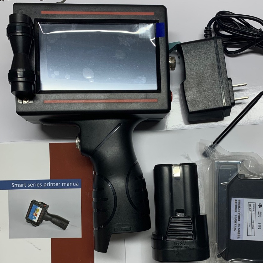 Máy in date,in mã vạch,in QR code,in hạn sử dụng cầm tay mini D10 (có tiếng việt)