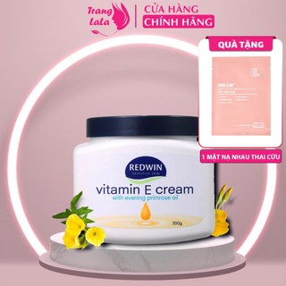  Kem Dưỡng Da Cao Cấp Redwin Vitamin E Cream 300g Nội Địa Úc Dưỡng Ẩm Và Duy Trì Sự Đàn Hồi Của Da 