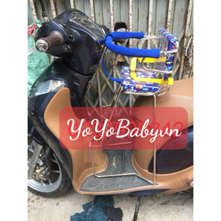 Ghế ngồi xe máy cho bé xe Sh mode có vòng