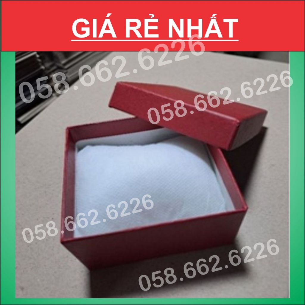 Hộp Đồng Hồ Đỏ Gối trắng