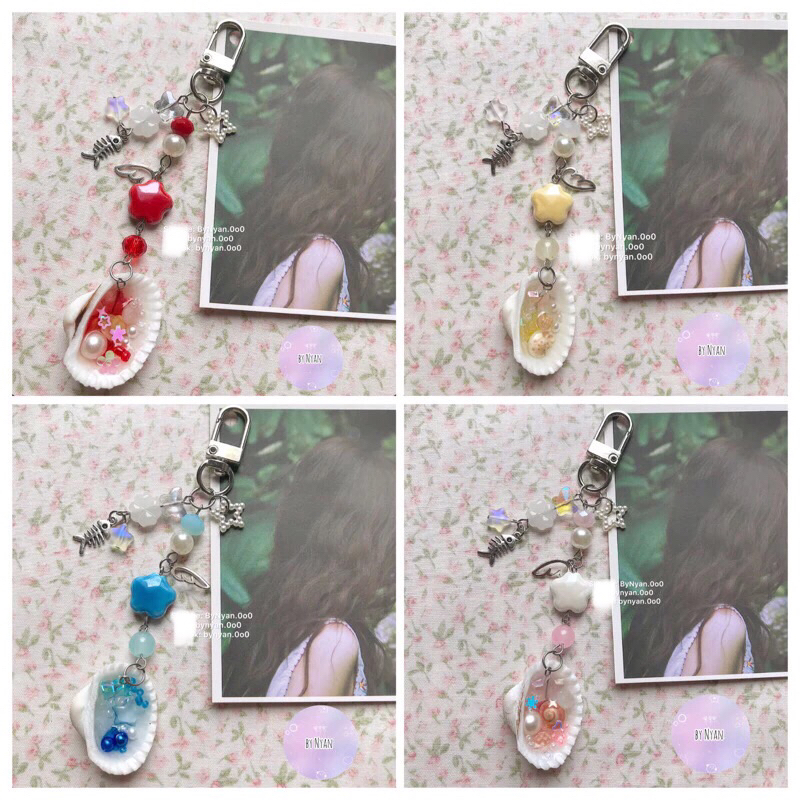 {ByNyan} Móc khoá vỏ sò handmade mùa hè (đọc kỹ mô tả)