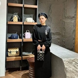 Sét áo nỉ mũ chữ+chân váy