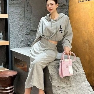 Sét áo nỉ mũ chữ+chân váy