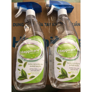 Dung Dịch Xịt Sát Khuẩn Hapicare chai 500ml .