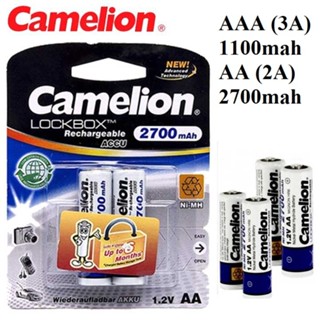  Pin sạc camelion AAA  3A  1100mah  AA  2A  2700mah và Pin Sony AA  2A   AAA  3A  Sạc Được 