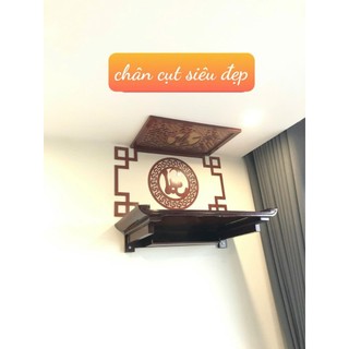 bàn thờ gỗ sồi 81cm full bộ