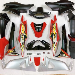 Bộ Dàn áo xe Wave RS - alpha đời 2006 đến 2016 màu ĐỎ Đen -nhựa ABS loại 1  mặt nạ 2 tầng