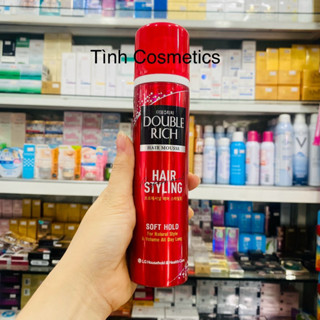 Mousse tạo kiểu tóc Double Rich HAIR MOUSSE, bọt tạo kiểu, giữ nếp tóc 150ml