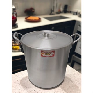 Nồi nhôm dày thân cao,nồi súp nấu phở,nấu nước lèo hủ tiếu,nấu cháo,hầm xương,luộc gà...