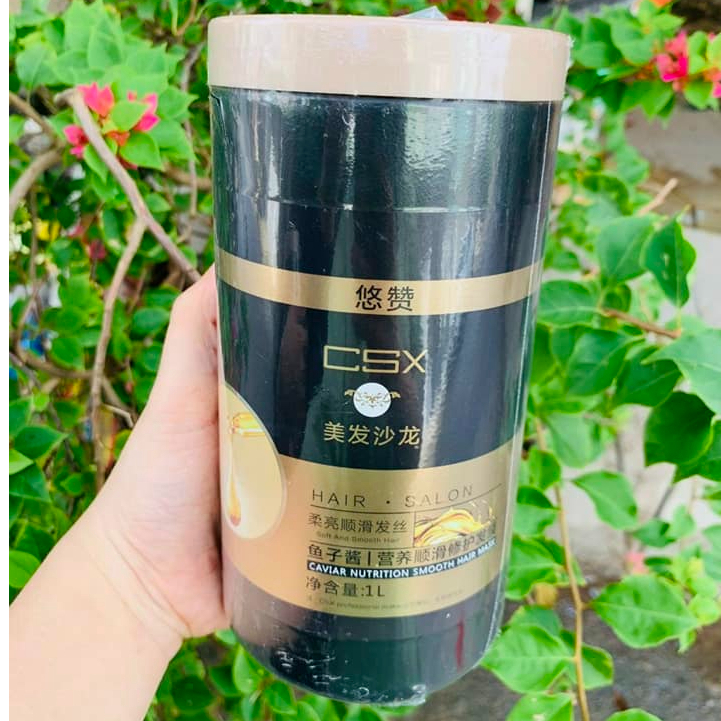KEM Ủ TÓC SIÊU MƯỢT, PHỤC HỒI TÓC HƯ TỔN CSX HAIR SALON 1000ML HÀNG NỘI ĐỊA TRUNG - 17843