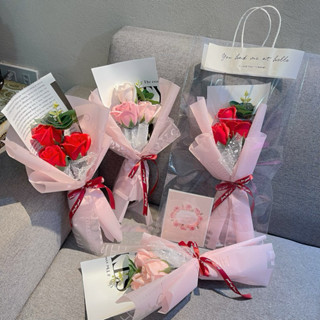 Hoa sáp bó 3 bông siêu đáng yêu 😍😍 ( đặt tối thiểu 2 bó mỗi đơn )