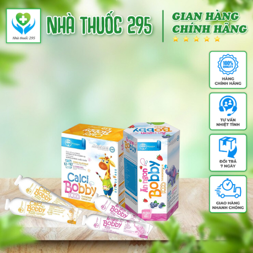 Combo bobby kid TW hanopharco 💥 CHÍNH HÃNG 💥 tăng chiều cao, tăng sức đề kháng, ăn ngon ngủ ngon cho