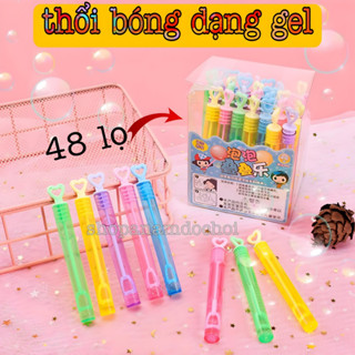 Hộp 48 lọ keo gel thổi bong bóng xà phòng ( hàng nội địa loại 1)