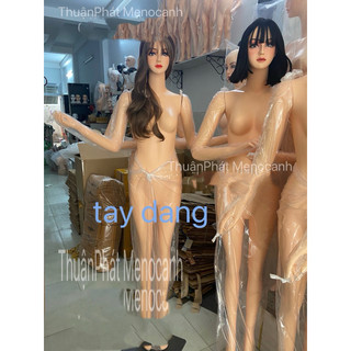 Manocanh nữ dáng thẳng 0 tóc ( hàng mới- kèm đế)