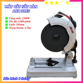 Máy Cắt Sắt Mini ACZ 9185 (1200W) - Cắt Khỏe, Gọn Nhẹ - Kèm Sẵn Lưỡi Đá - Cắt Hộp 3x6