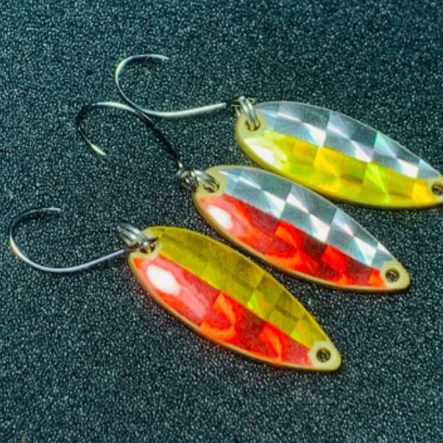 mồi thìa câu cá mương mồi thìa lượn decal size 2g 2.5g 3g 3.5g câu cá mương