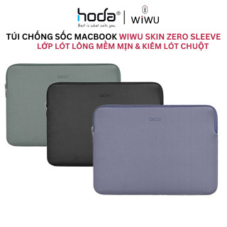  Túi Chống Sốc WIWU Skin Zero Sleeve Siêu Mỏng Chống Trầy Xước Lót Chuột Laptop macbook surface 13 - 16 inch 
