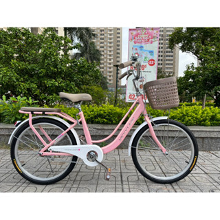 Ib shop nhận giá tốt - Xe đạp nữ VICKY LY, BRAVE WILL size 22-24 cho bé 8 tuổi trở lên (tặng lục giác lắp xe)