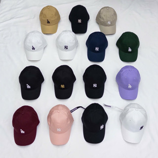 [CHÍNH HÃNG] Nón Mũ Lưỡi Trai Thêu Chữ MLB Basic Form Mềm Phong Cách Hàn Quốc Free Size