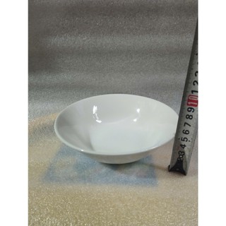 (mua 20c tặng 1 cái) tô sứ loe trắng 20cm x 6cm ̣(tô phở - 1 cái)