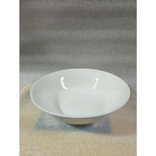 (mua 20c tặng 1 cái) tô sứ loe trắng 20cm x 6cm ̣(tô phở - 1 cái)