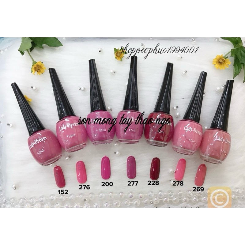 Sơn móng tay ladydream 12ml (sơn thường)