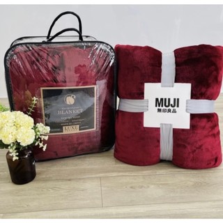  Chăn Muji lông tuyết Nhung hàng loại 1 Siêu Mềm Mịn chăn văn phòng hàng nhập khẩu cao cấp_5sbedding 
