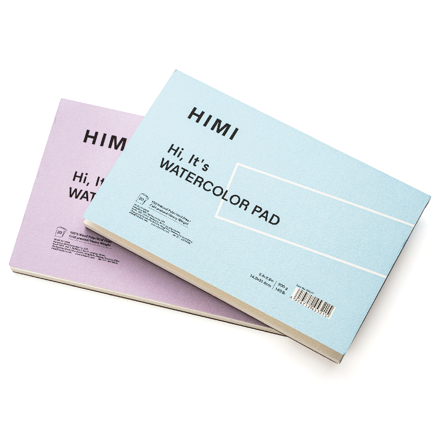 Sổ Vẽ Himi WaterColor Sổ Vẽ Màu Nước Himi 300gsm 20 Tờ | Giấy Vẽ Màu Nước, Gouache, Acrylic Miya Him