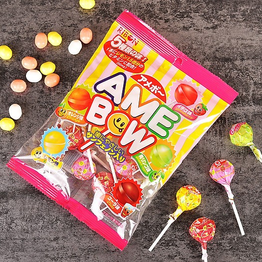 Kẹo Mút Trái Cây Ribon Ame Bow