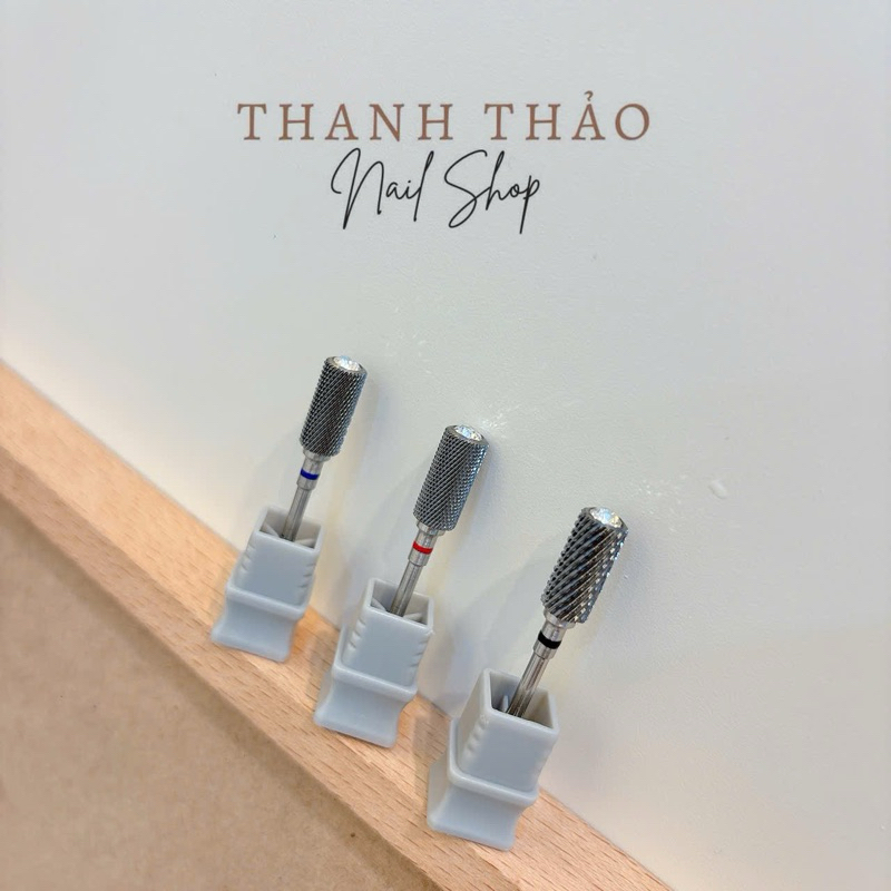 Đầu mài Kim cương mài phá mịn móng tay