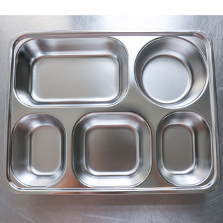 COMBO 10 BỘ KHAY CƠM PHẦN 5 NGĂN SÂU INOX