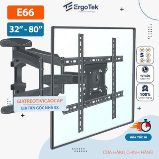 Giá Treo Tivi Đa Năng ErgoTek E66 / E85 - Khung Treo Tivi Xoay Góc NB P4 / L400 / NB P6 - Xoay Đa Năng