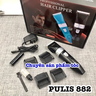 ✅PULIS Tông đơ cắt tóc Pulis 9700 không dây 2 pin cao cấp với động cơ mạnh mẽ lưỡi cắt sắc bén 2 pin sạc lithium 1800mAh