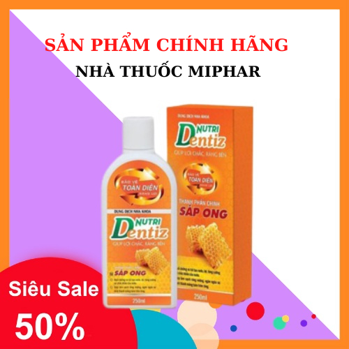 Nước súc miệng nha khoa Nutridentiz 250ml