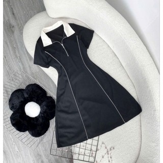 Đầm Polo Bigsize Nữ Dáng Xòe,Váy Big Size Cổ Bẻ Hách Dáng Chất Tăm