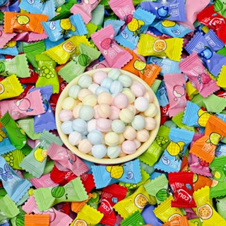 Kẹo viên ngậm Vitamin C bạc hà với 12 vị  trái cây mát lạnh thơm miêng. Ăn vặt gấu trúc