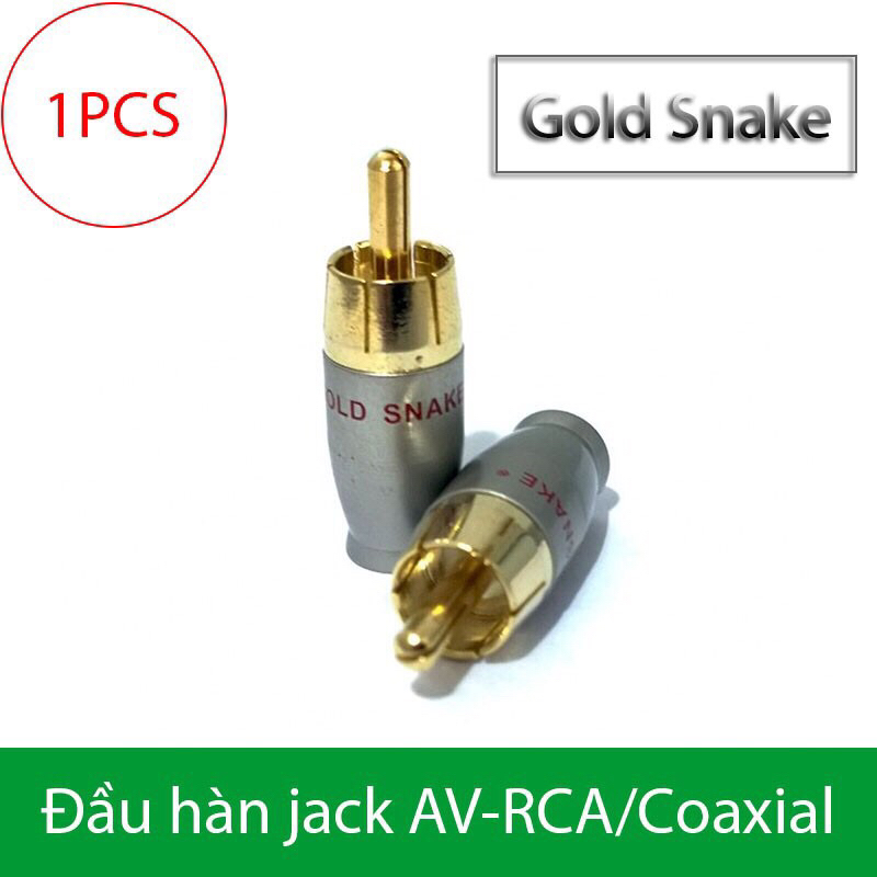 jack rắc hoa sen av goldsnake nhỏ 4mm (1 chiếc)
