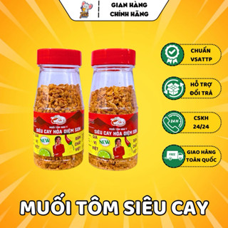(LỐC 12 HŨ) Muối Tôm Như Ý Siêu Cay Hoả Diệm Sơn - Hũ 60gr - Gia Vị