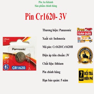 Pin CR1620 Panasonic 3V - sản phẩm chính hãng