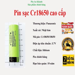 Pin Sạc 18650 Panasonic 3400mah(1 viên)