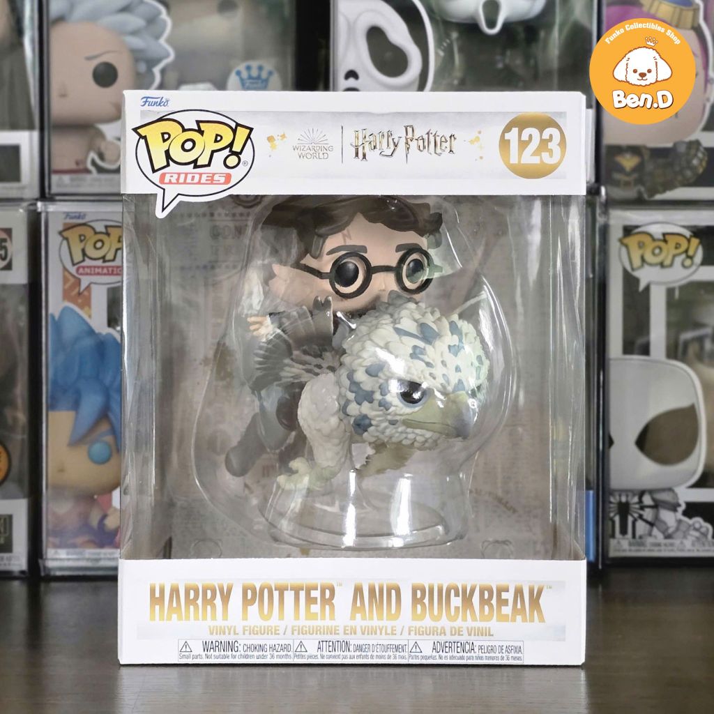 Mô hình Funko POP Deluxe Rides: Harry Potter Prisoner Of Azkaban - Harry Potter & Buckbeak #123